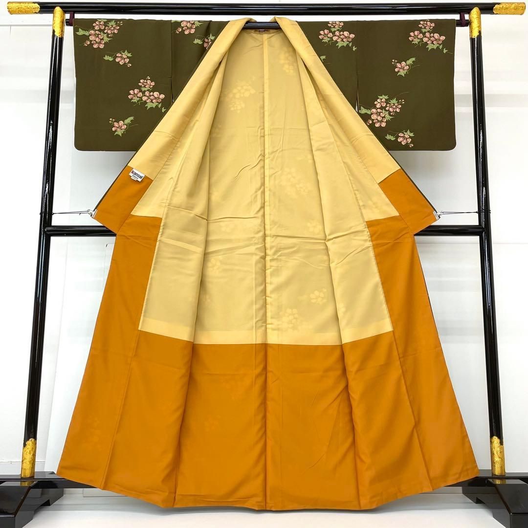 着物と帯 時流 ポ241059◆洗える着物 小紋◆kansai 大きいサイズ