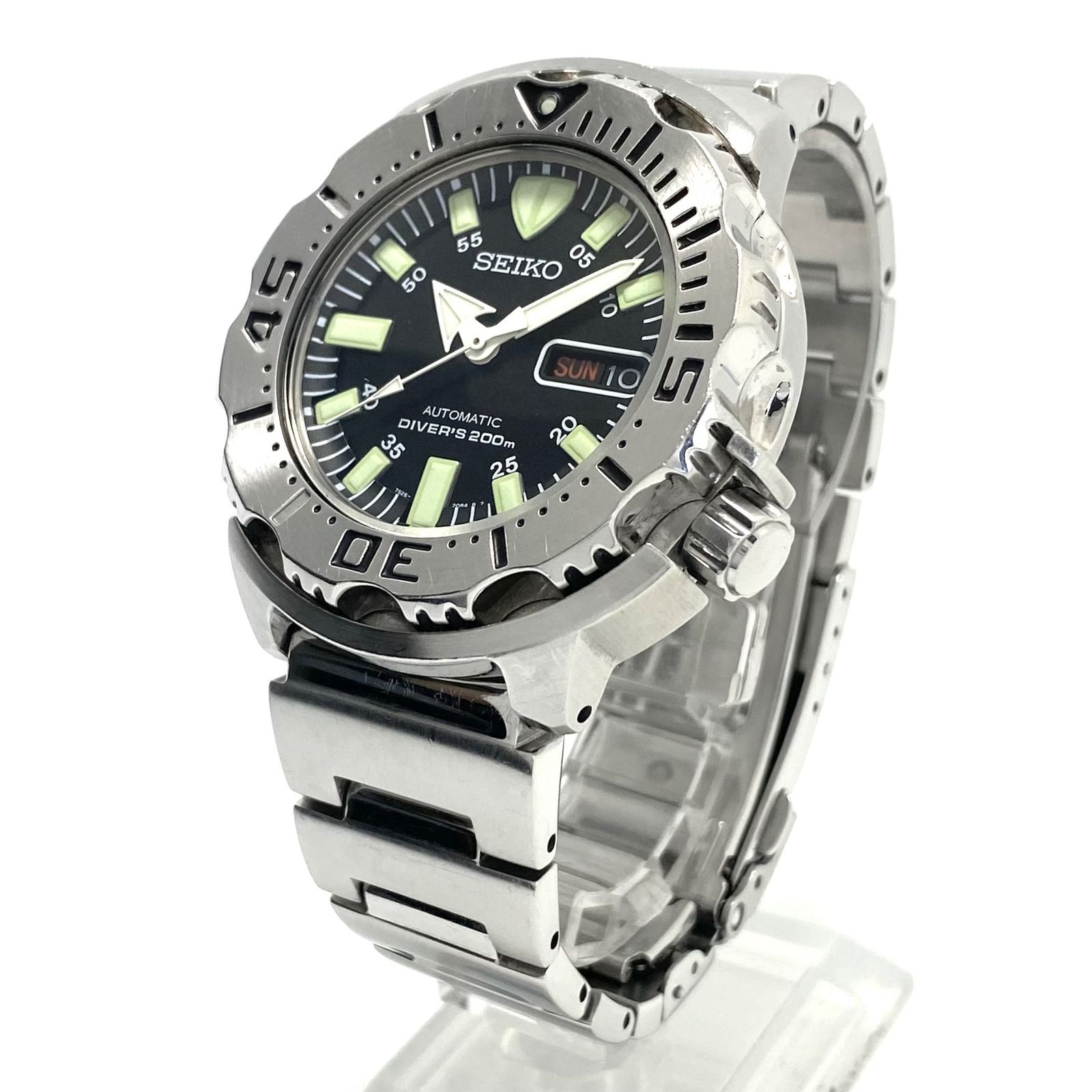 希少】腕時計 メンズ セイコー SEIKO ブラックモンスター SKX779 7S26