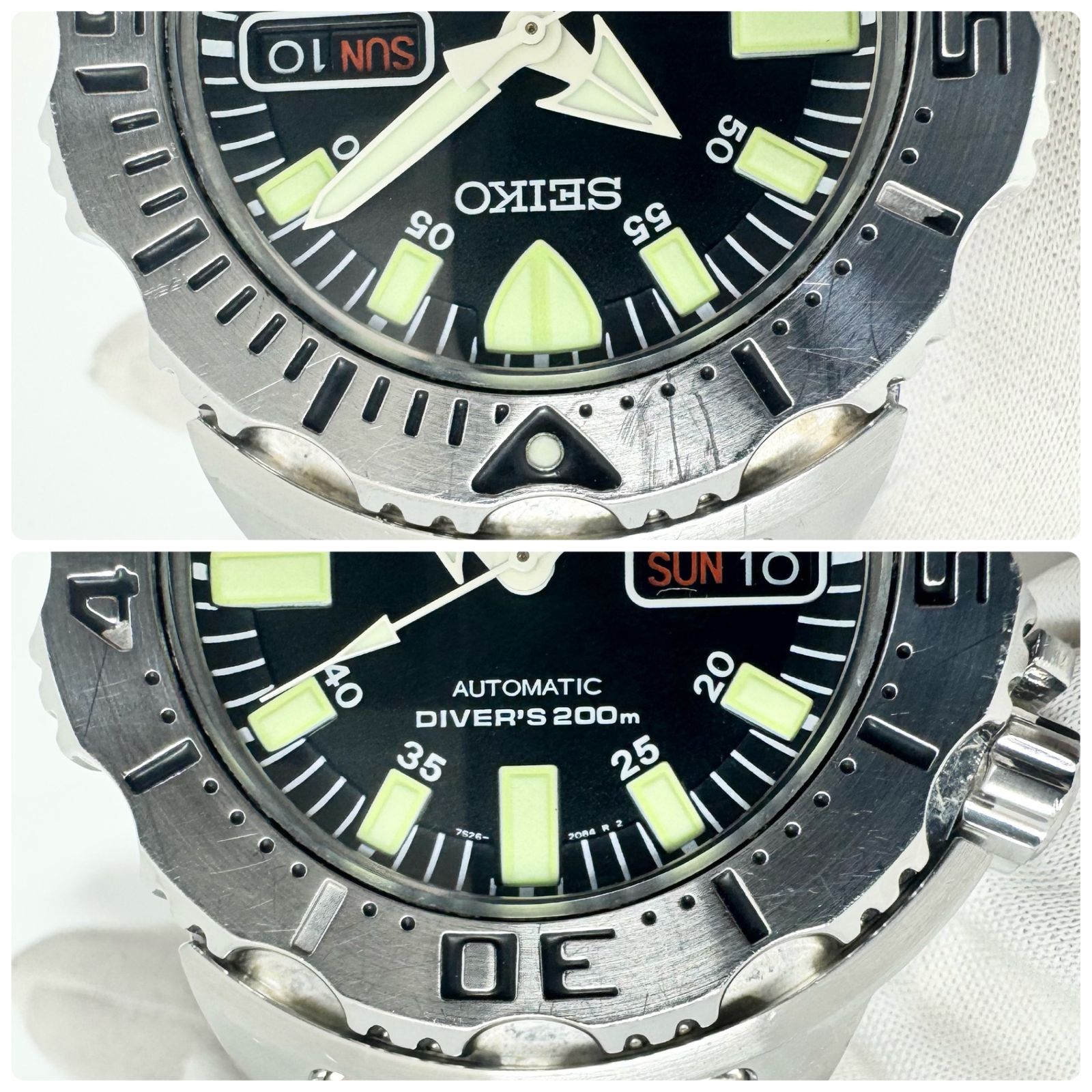 希少】腕時計 メンズ セイコー SEIKO ブラックモンスター SKX779 7S26