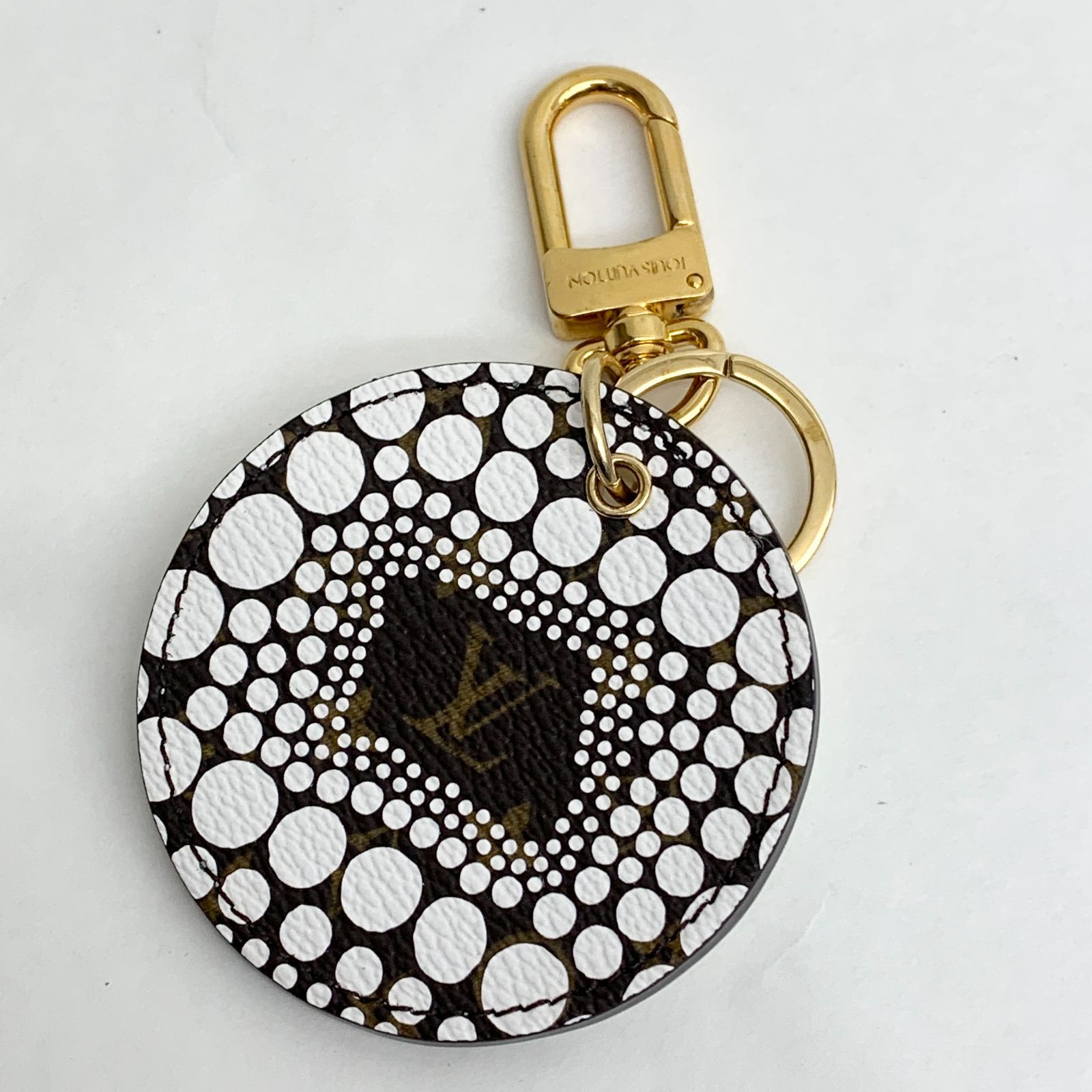 ルイヴィトン モノグラム ポルトクレ パンプキンドット 草間彌生 キーホルダー ルイヴィトン モノグラム ポルトクレ パンプキンドット 草間彌生