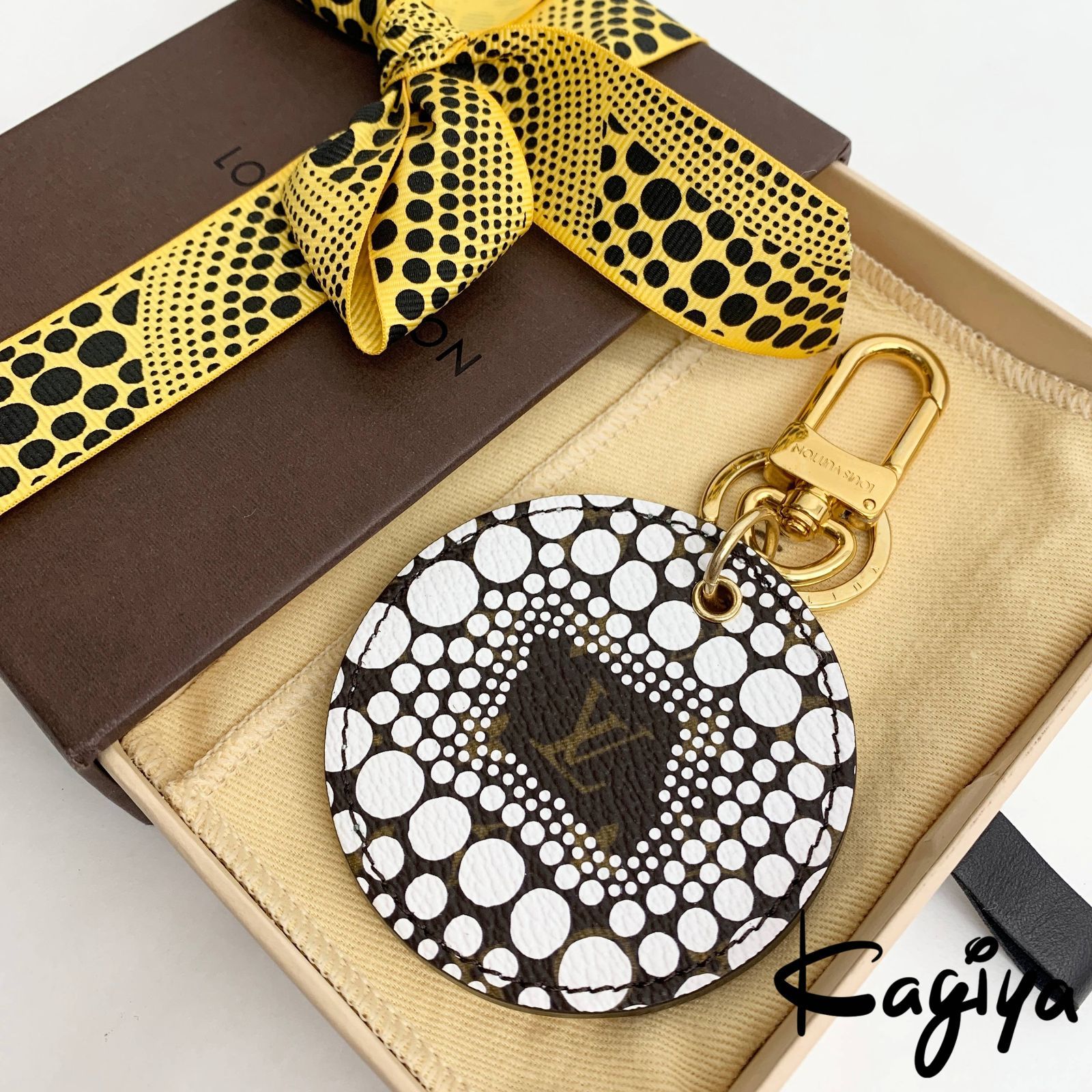 ルイヴィトン LOUIS VUITTON LV ポルトクレ・モノグラム 草間彌生