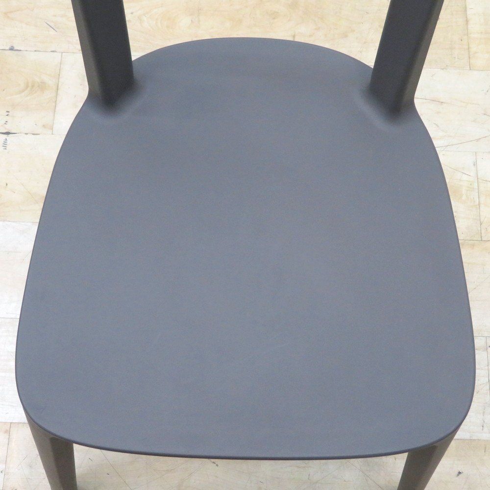 TOOU カド チェア ミーティングチェア グレー シモン ビオラ 肘無し 耐候 ポリプロピレン製 デザイナーズ EG 19931 オフィス家具 ダイニングチェア 椅子 チェア 家具 インテリア