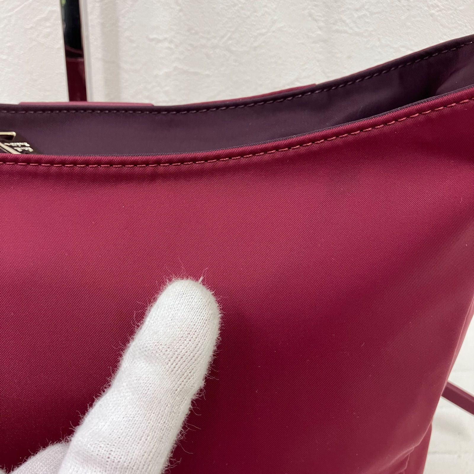 8342 Paul Smith ポールスミス デイリーショルダーバッグ バーガンディ 