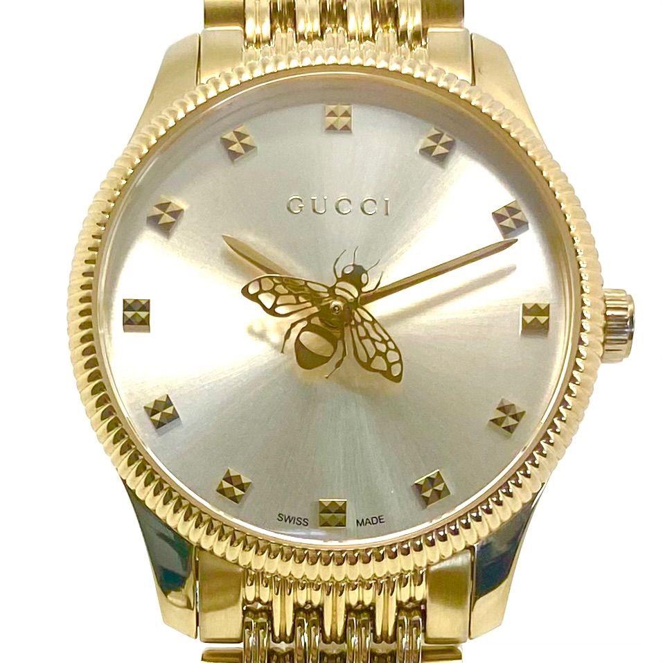 腕時計 レディース グッチ GUCCI Gタイムレス YA1265021 126.5 ビー 蜂