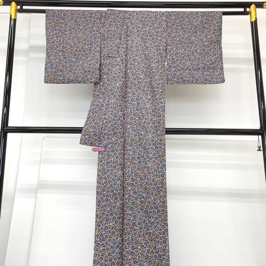  着物と帯 時流 ポ241055◆洗える着物 小紋◆大きいサイズ 小紋 着物