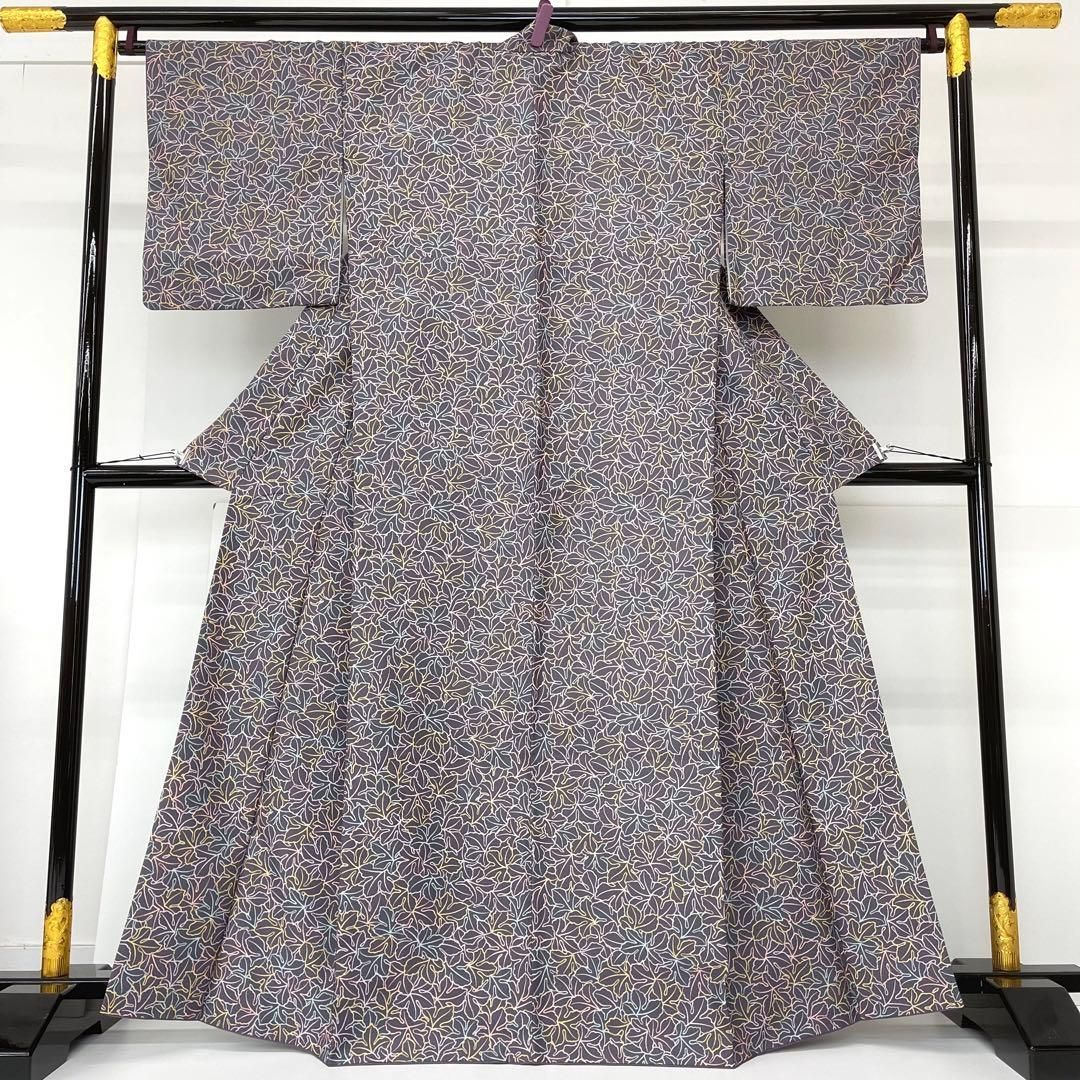 着物と帯 時流 ポ241055◆洗える着物 小紋◆大きいサイズ