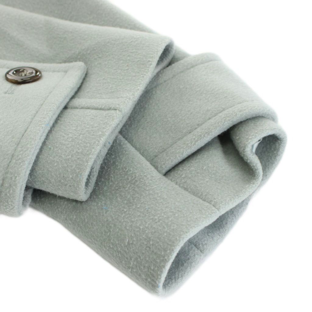 スピック&スパン Spick&Span ノーカラーコート ミドル丈 ウール