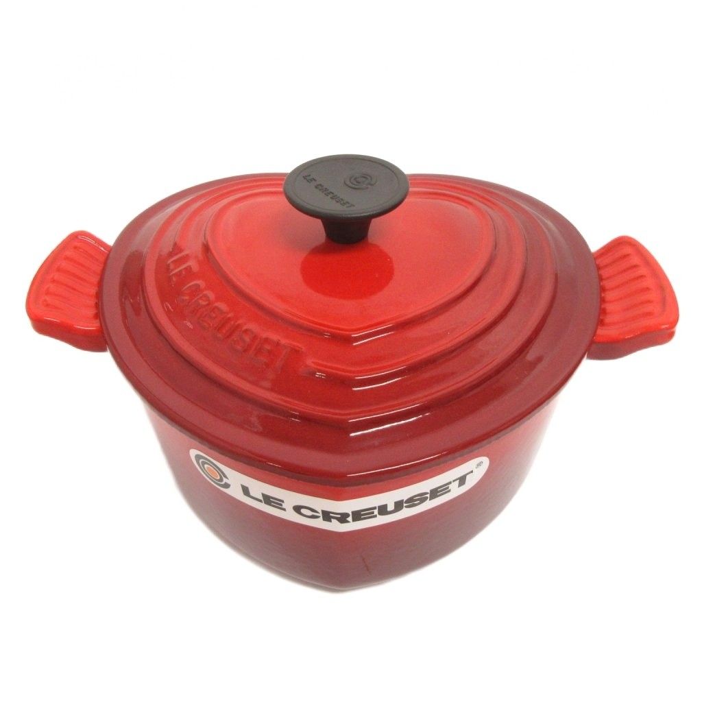 ル クルーゼ LE CREUSET ココット ダムール ハート 両手鍋 鋳物