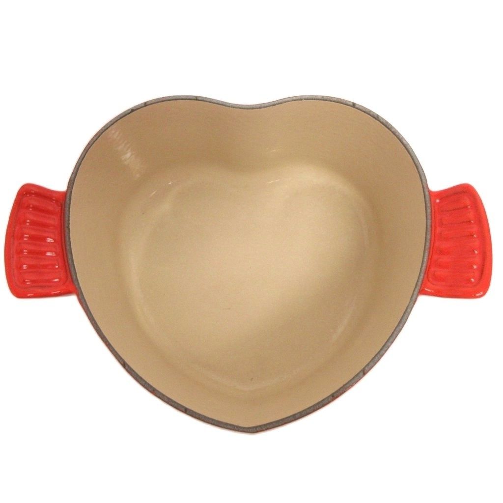 ル クルーゼ LE CREUSET ココット ダムール ハート 両手鍋 鋳物