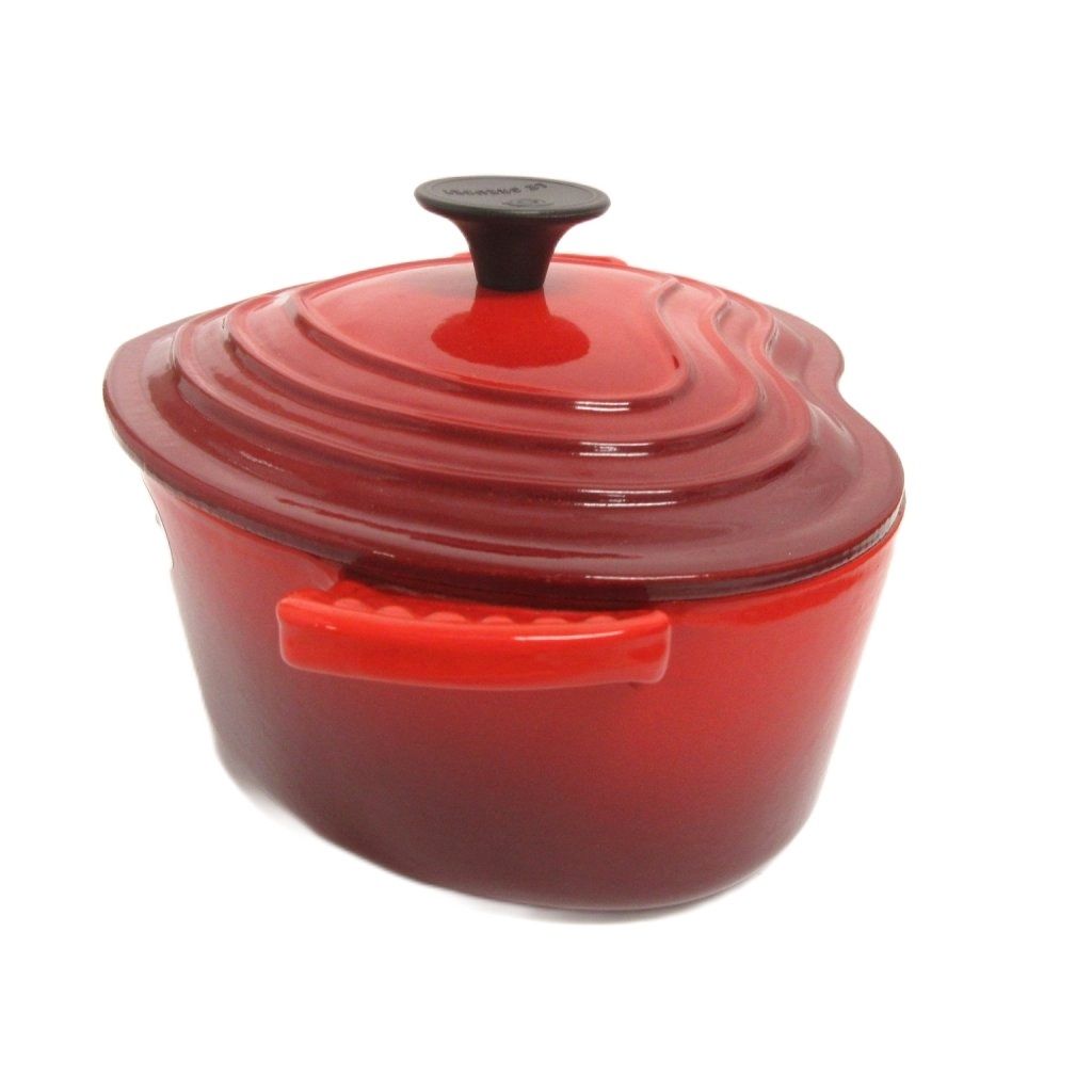 ル クルーゼ LE CREUSET ココット ダムール ハート 両手鍋 鋳物