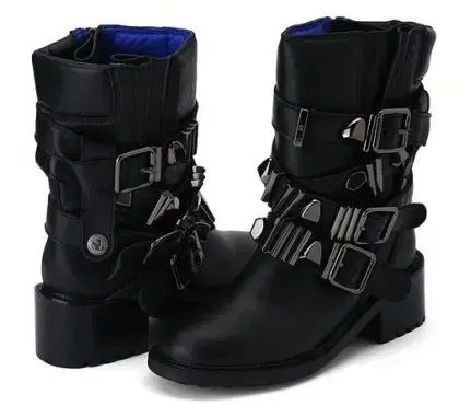 SUECOMMA BONNIE シューコンマボニー バックル ダウン ブーツ バイカーブーツ ウォーカーブーツ