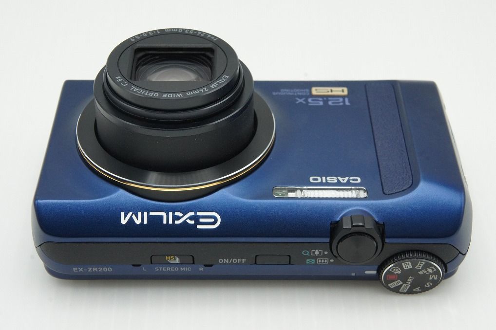  CASIO カシオ HIGH SPEED EXILIM EX-ZR 200 コンパクトデジタルカメラ ブルー 元 260107 o コンパクトデジタルカメラ デジタルカメラ