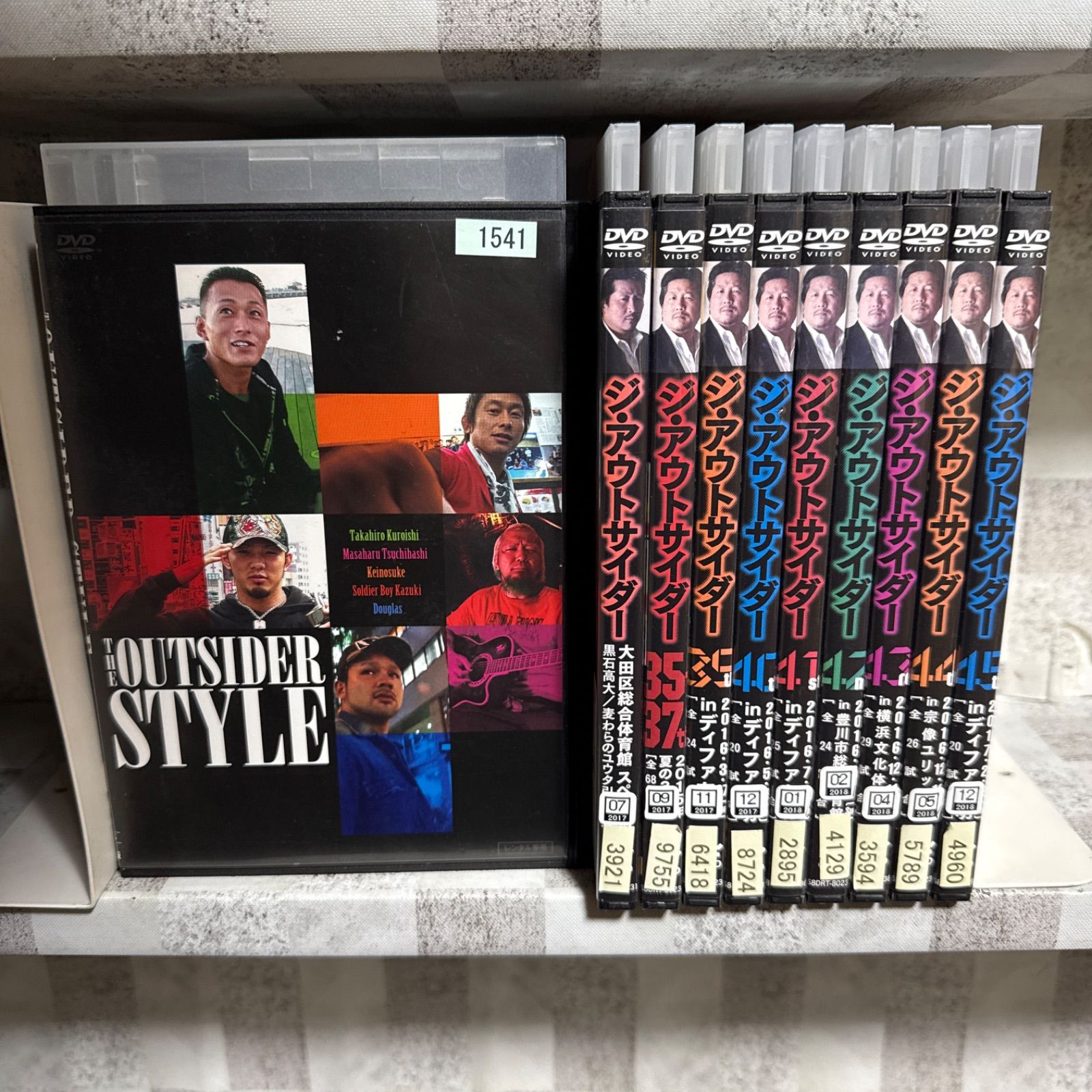 DVD THE OUTSIDER DVD 10巻セット アウトサイダー