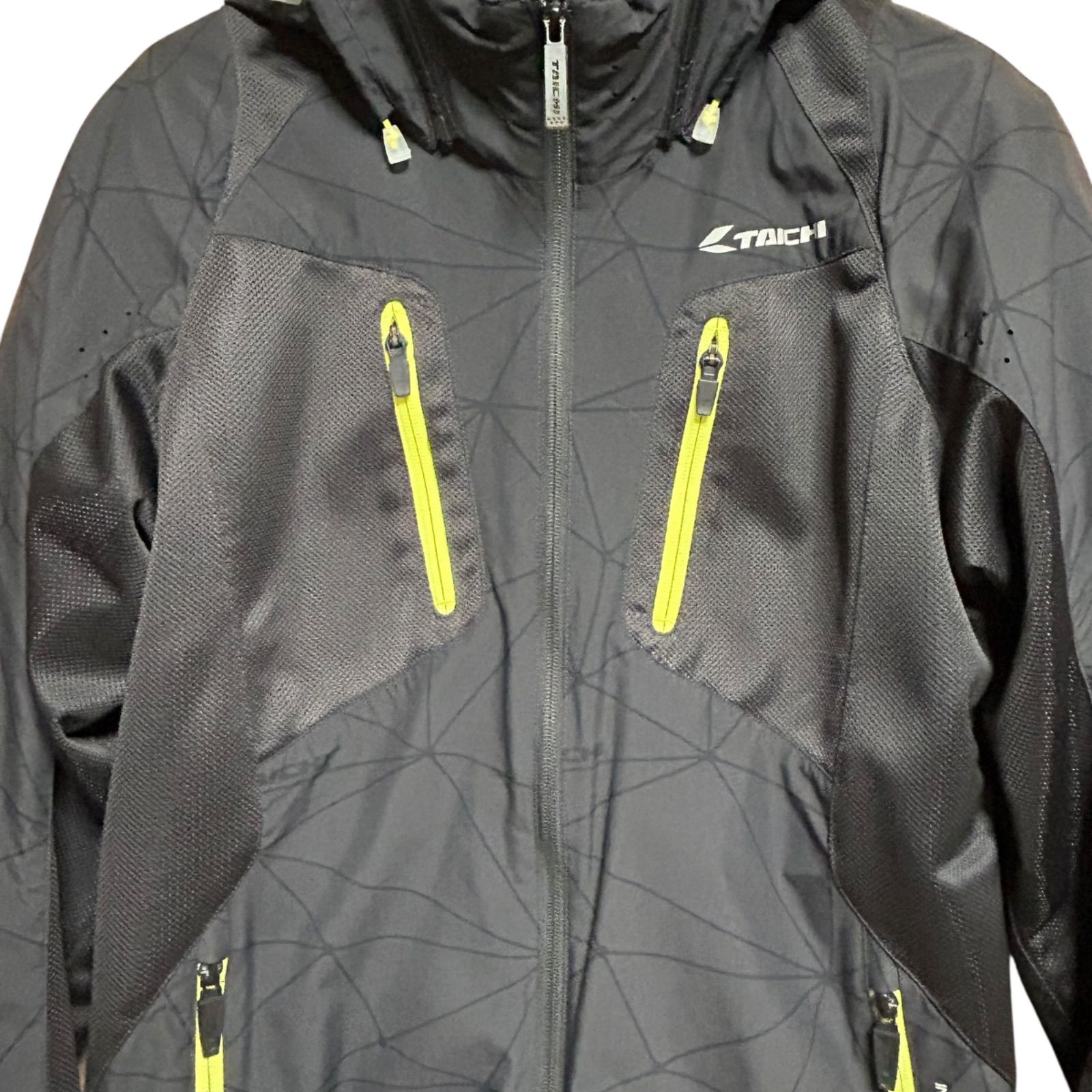 美品 RS TAICHI タイチ RSJ307 エアーパーカ 黒 L プロテクター完備