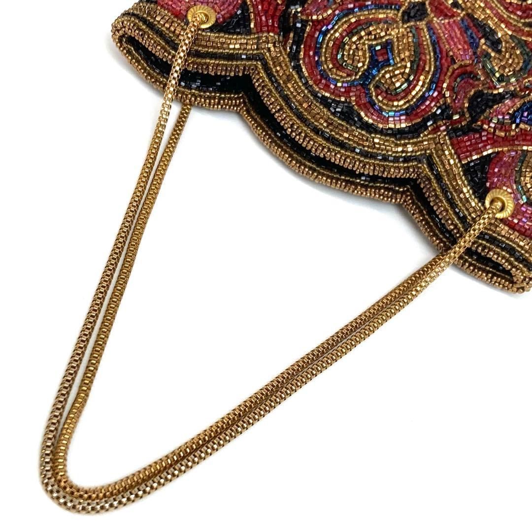 アンティーク ビーズバッグ