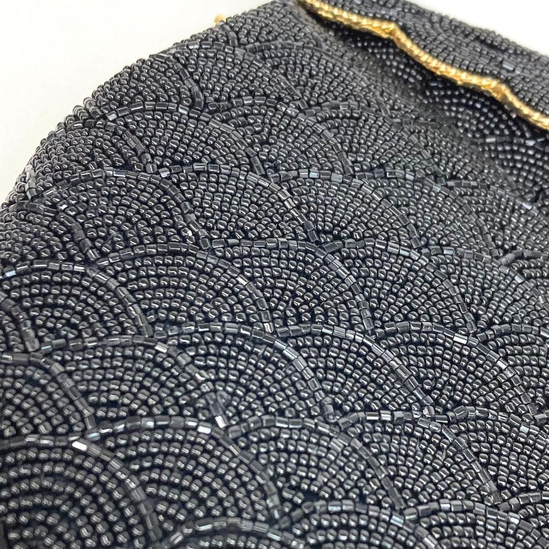  着物と帯 時流 B 241033 アンティーク ビーズバッグ 両面総ビーズ 和装用バッグ 着物 浴衣