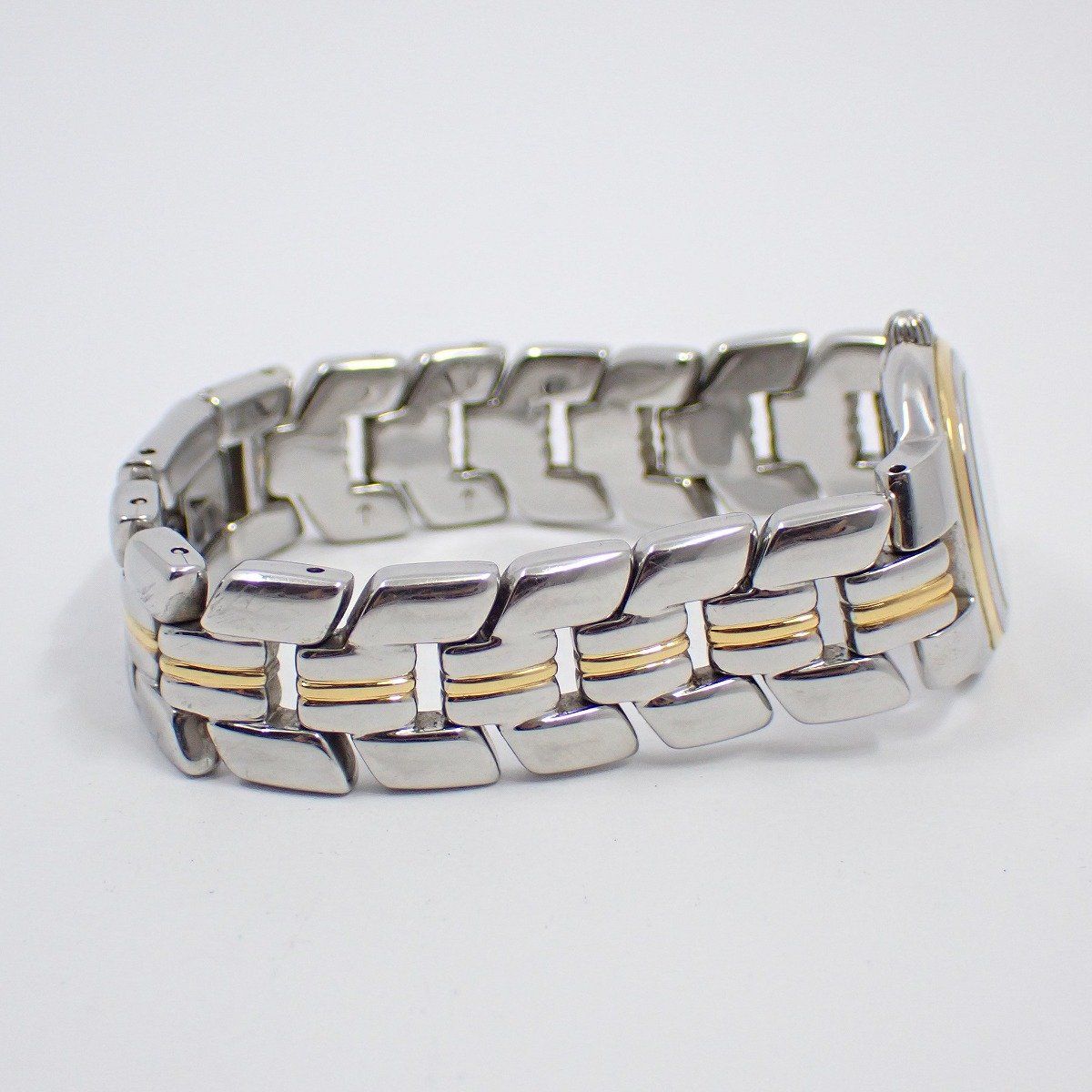  フェンディ 980 L クォーツ レディース 腕時計 コンビ 11 P石入りブルーシェル文字盤 SSベルト 腕時計(クォーツ) 腕時計(アナログ)