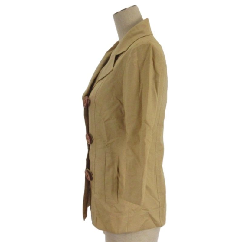 美品★バーバリーブルーレーベル★中綿入りジャケット＊ベージュ＊size38 バーバリーブルーレーベル BURBERRY BLUE LABEL ジャケット コットン