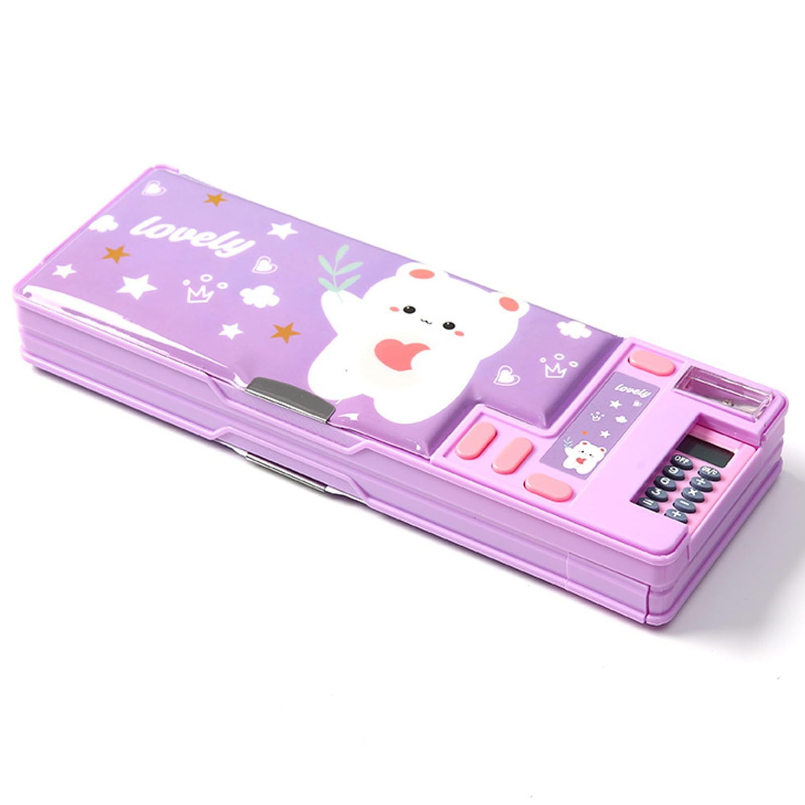 MONOSTORE 筆箱 計算機付き ペンケース 文房具 プレゼント 小学生 筆