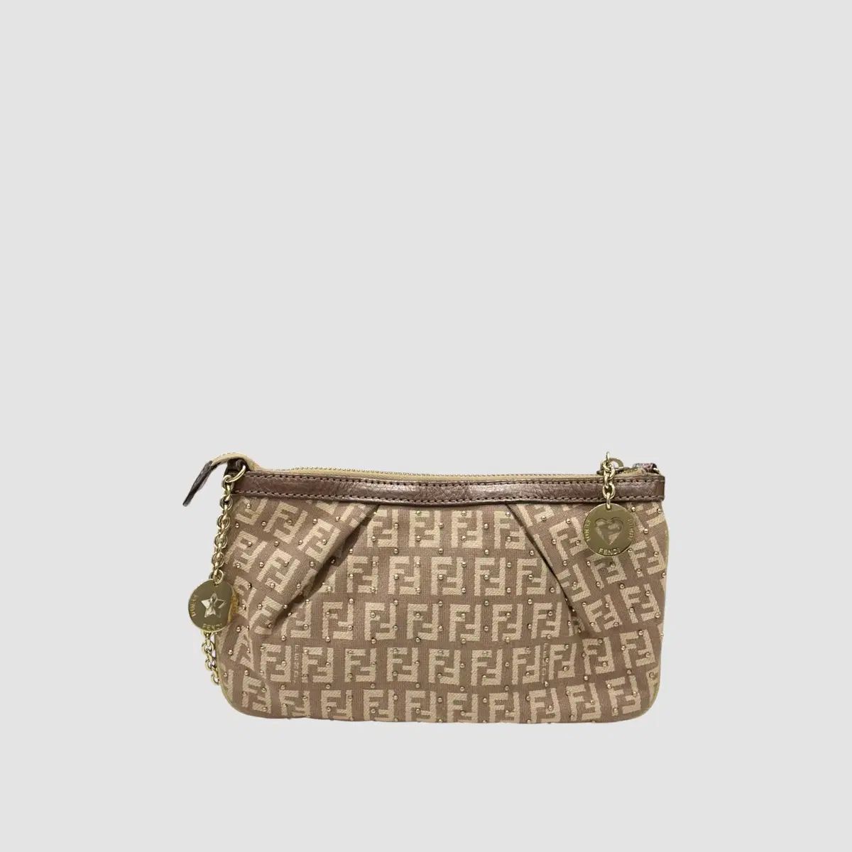 FENDI フェンディ FF ジャカード ショルダーバッグ