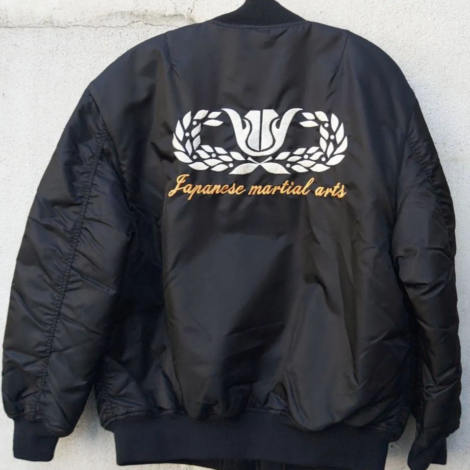 陸上自衛隊格闘記章 type MA 1総刺繍ジャンパー