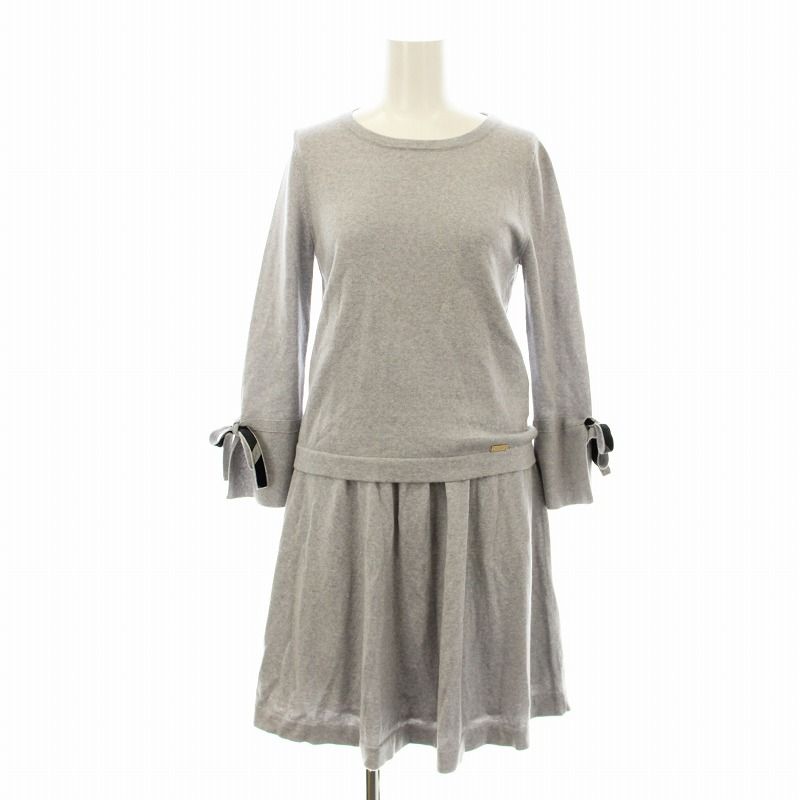 【未使用】ブルーレーベルクレストブリッジ　ニット　フレア　セットアップ ブルーレーベルクレストブリッジ BLUE LABEL CRESTBRIDGE セットアップ