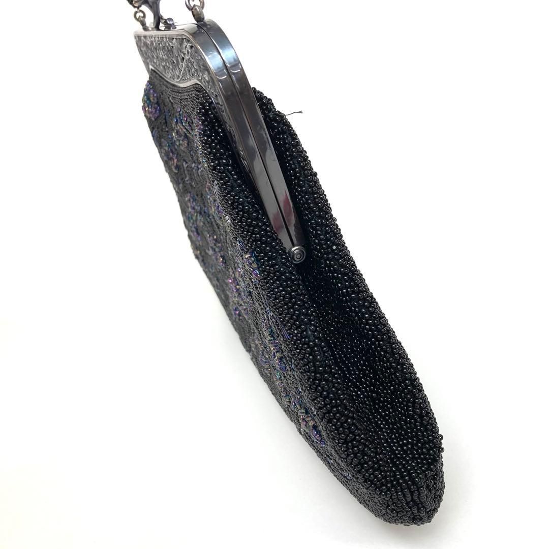  着物と帯 時流 B 241030 アンティーク ビーズバッグ 両面総ビーズ 和装用バッグ 着物 浴衣