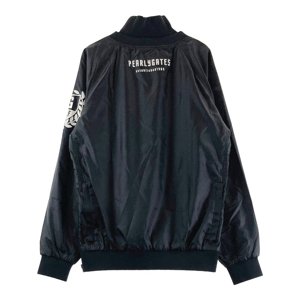 サイズ 0 PEARLY GATES パーリーゲイツ インナー付 蓄熱 スニードジャック 総柄 ブラック系 ゴルフウェア レディース ストスト