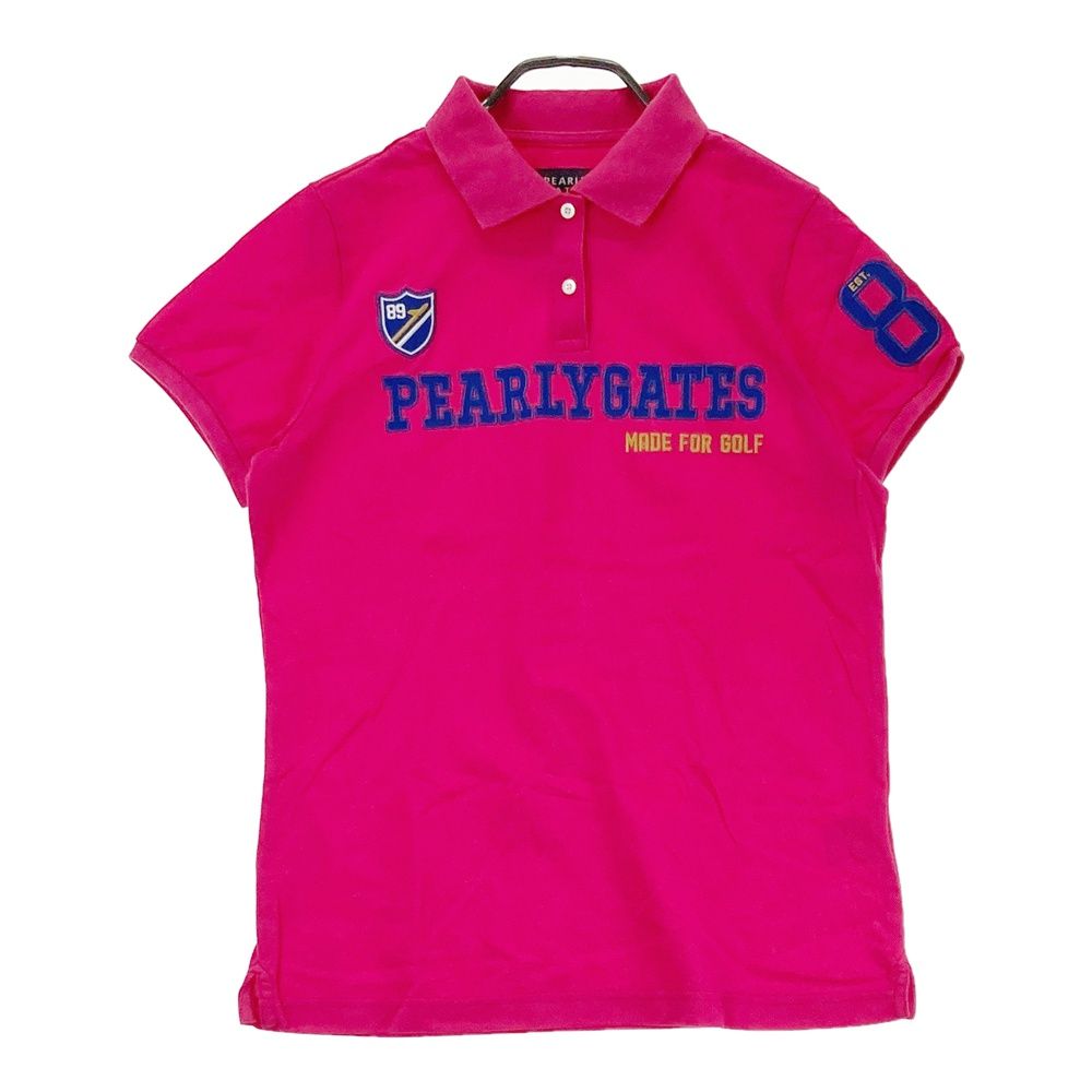 タグ付き パーリーゲイツ ストレッチ ポロシャツ ゴルフウェア サイズ６ PEARLY GATES（パーリーゲイツ） 【NEW】パーリーゲイツ 軽量/伸縮糸