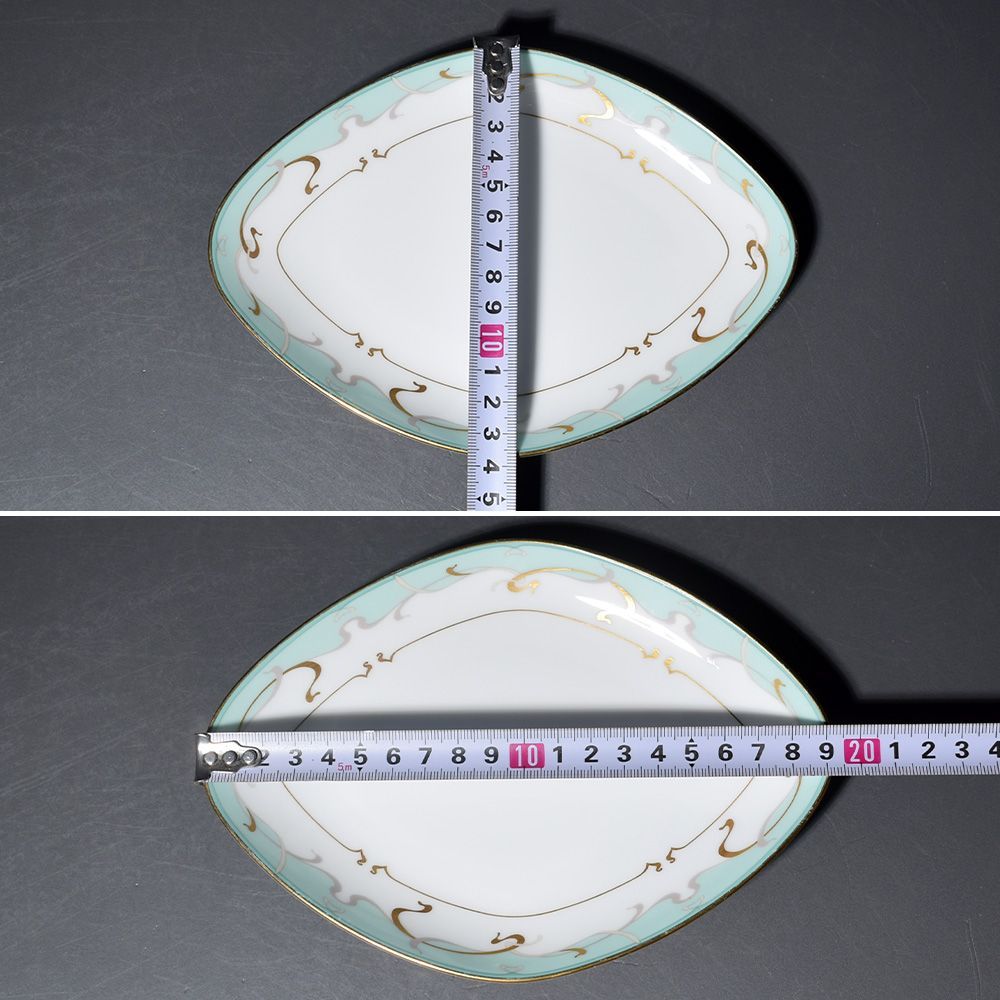 Noritake ノリタケ Pavane パヴァーヌ オーバル皿 楕円皿 デザート皿