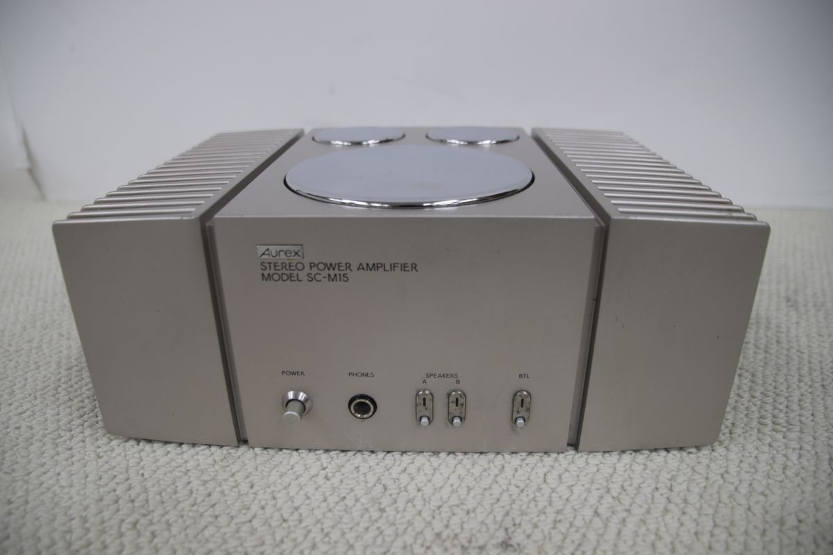 Aurex オーレックス SC-M 15 Stereo Power Amplifier ステレオパワーアンプ |15800