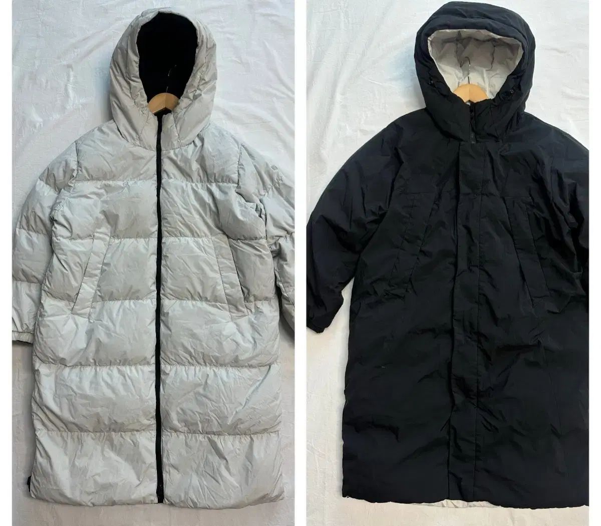 K 2 リバーシブル ダウンジャケット ロング丈