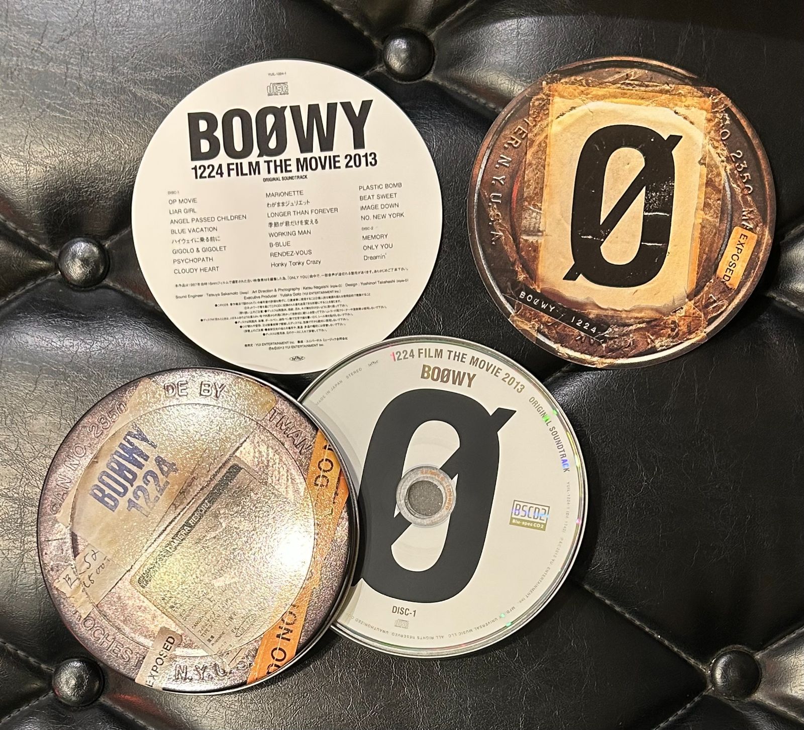 蔵出・未使用品BOOWY1224FilmGIGツアーZIPPO&携帯ストラップ 【公式 