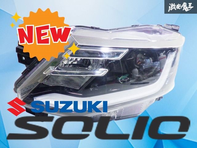 LED点灯OK スズキ MA 37 S ソリオ LED ヘッドライト ヘッドランプ 左 左側 助手席側 KOITO 100-593 AA
