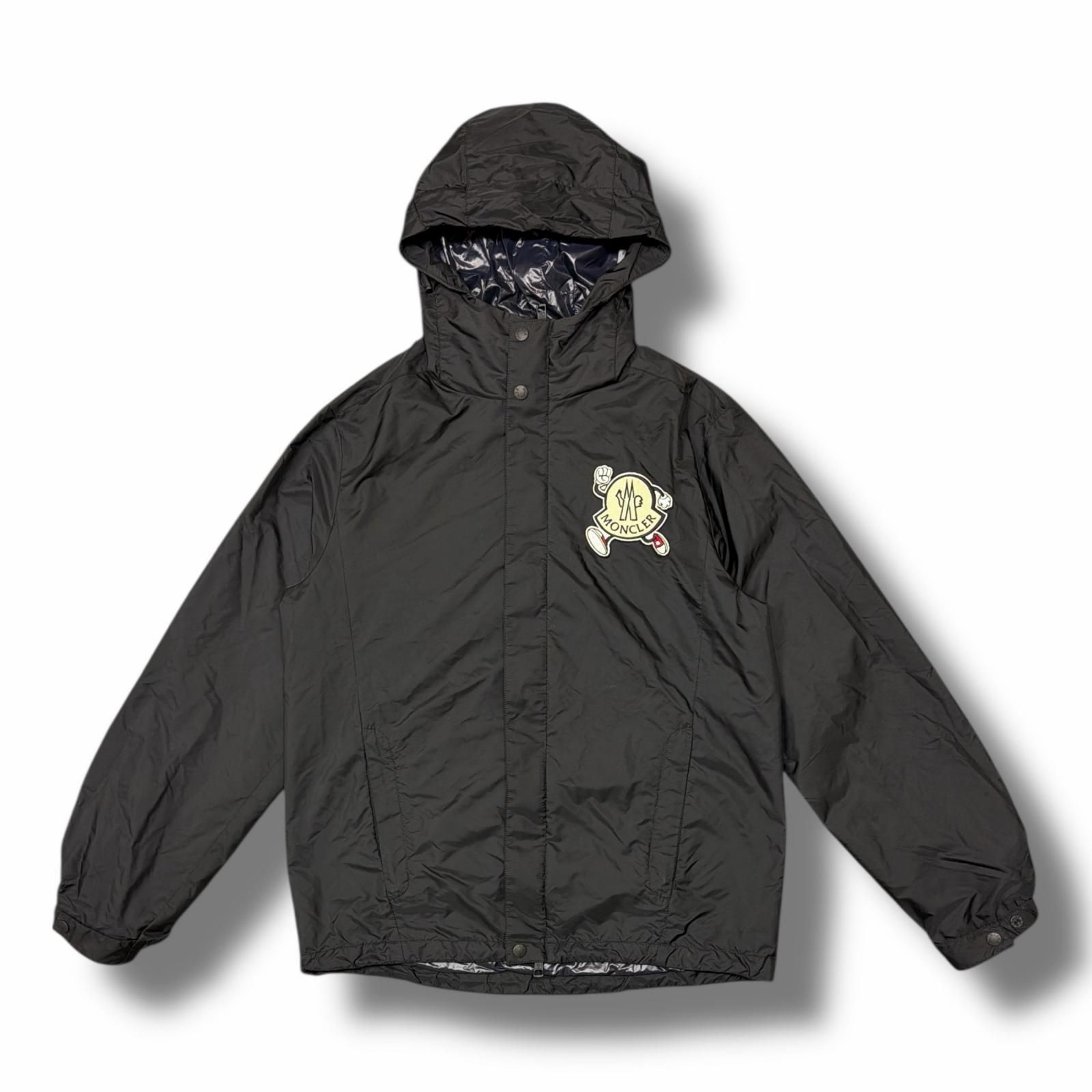 正規 MONCLER 23 SS GUIERS レインジャケット ナイロンパーカー フーディー モンクレール ブラック 1 6261 M