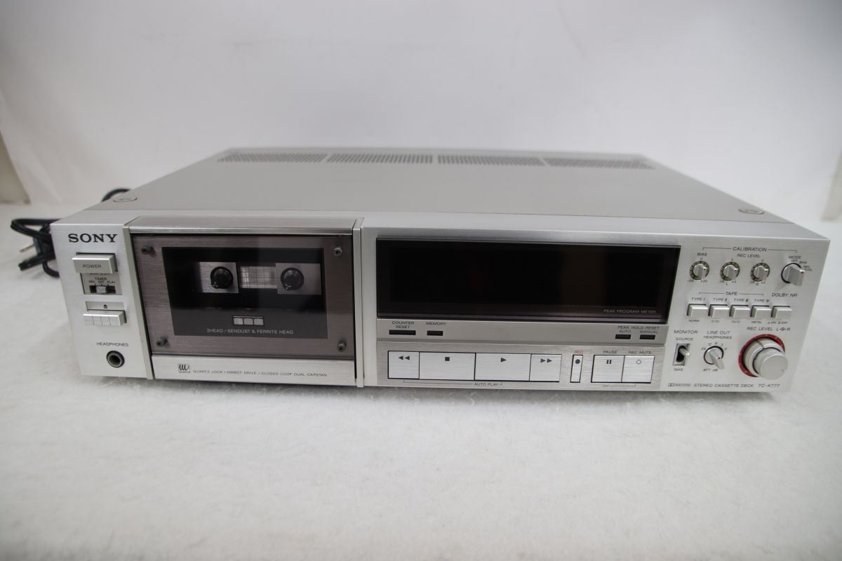 Sony ソニ－ TC-K 777 3 head Stereo Cassette Deck ステレオカセットデッキ |09500