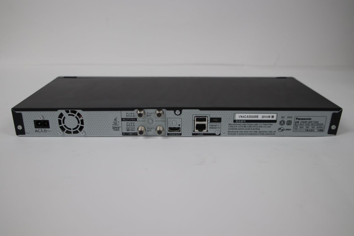 プレーヤー Panasonic DMR-BRT260-K BLACK Amazon | パナソニック 500GB 1チューナー ブルーレイレコーダー