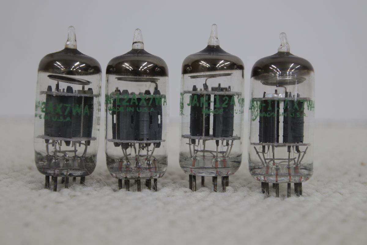 Philips フィリップス JAN 12AX7WA Vacuumtube 真空管4本セット /00047