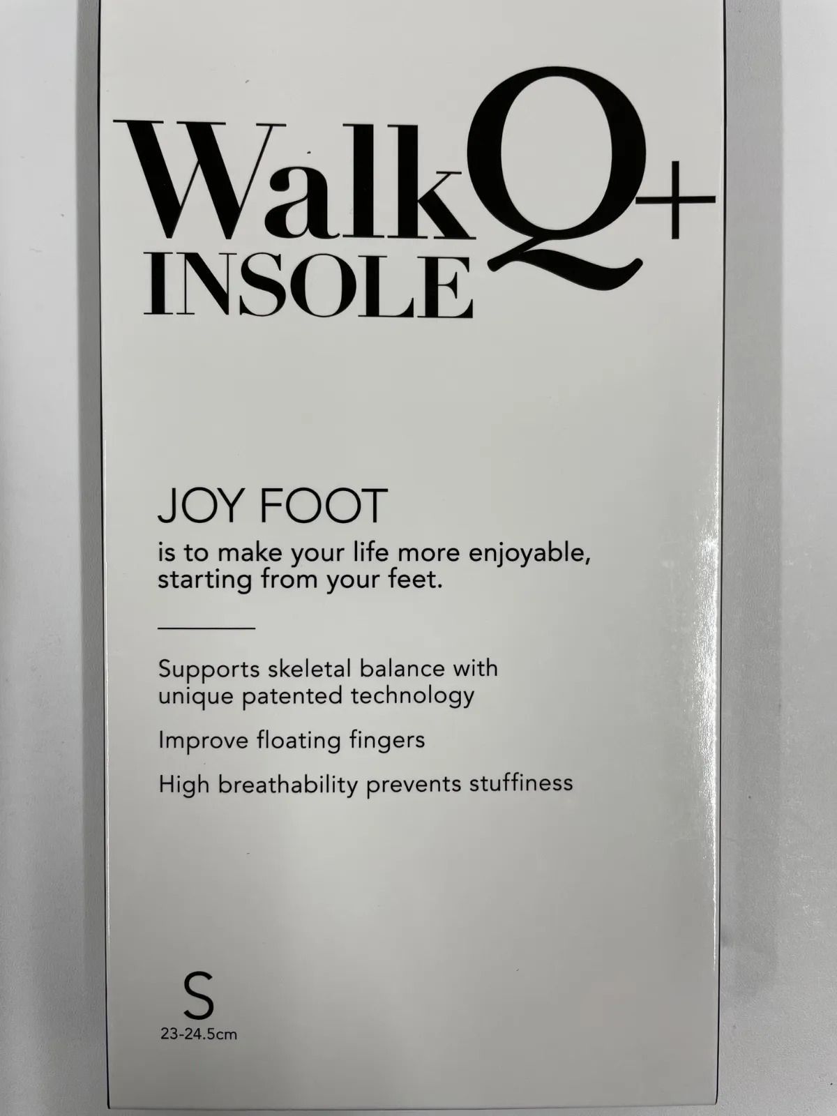 R3067 K Walk Q+ INSOLE JOY FOOT インソール Sサイズ(23〜24.5cm) 計2