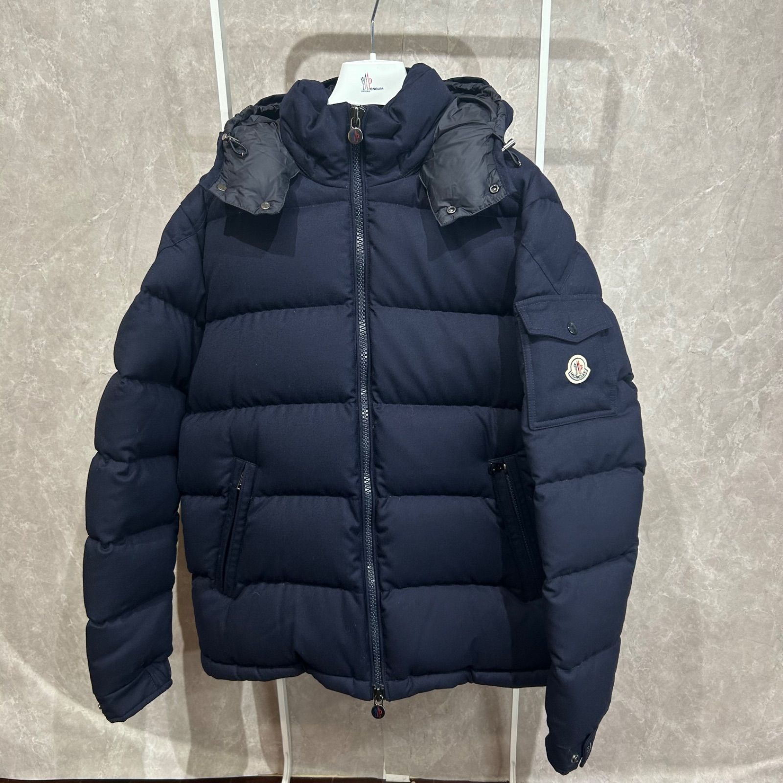 サイズ６ MONCLER モンクレール モンジュネーブル MONTGENEVRE ダウンジャケット ネイビー６