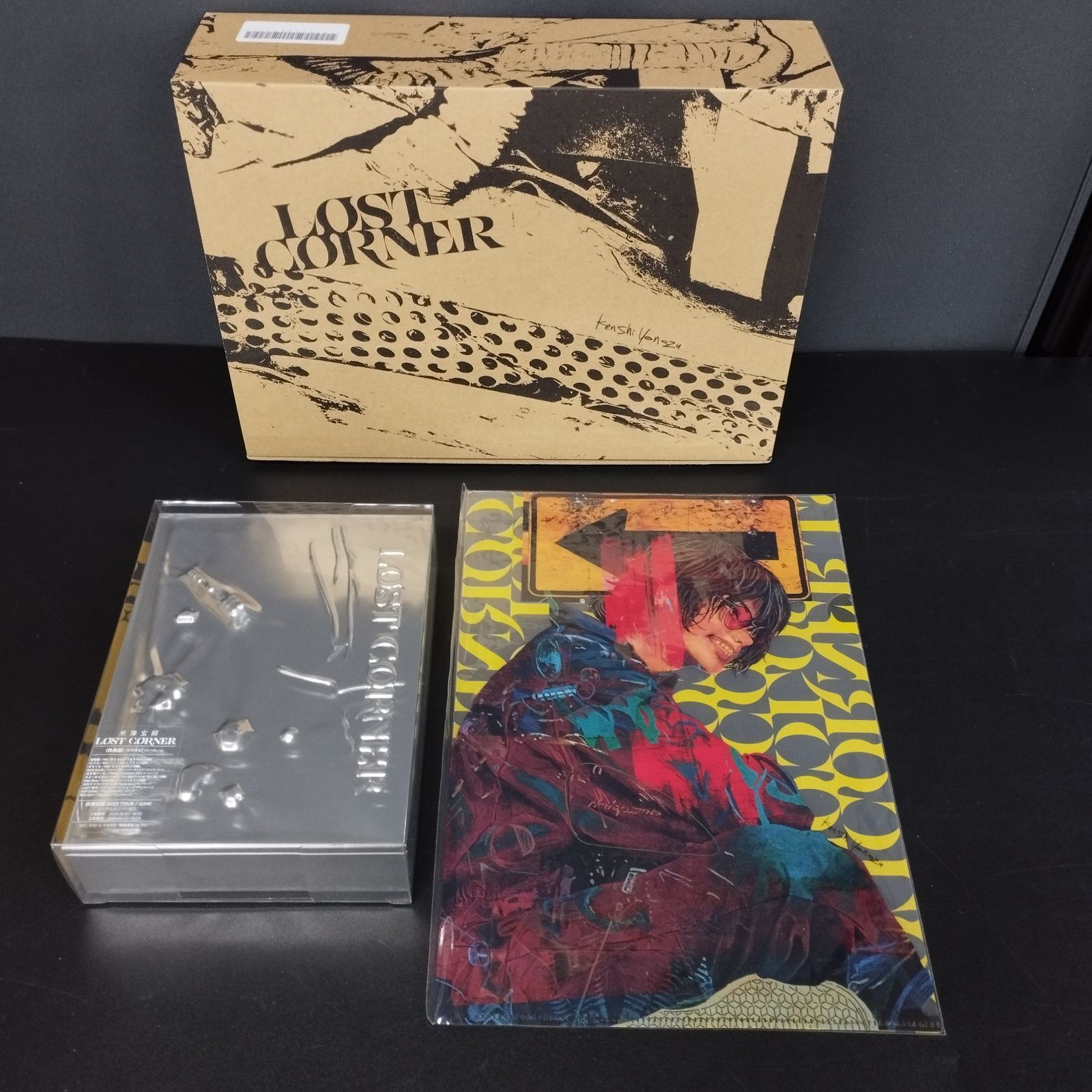 D 13541 品 .co.jp 米津玄師 LOST CORNER 映像盤 CD Blu-ray クリアファイル A .co.jp絵柄 付 オリジナル段ボール