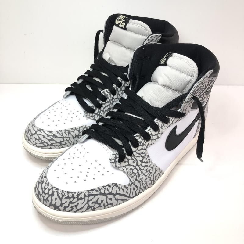 NIKE AIR JORDAN 1 High OG White Cement Safari 27.5 cm DZ 5485-052 66