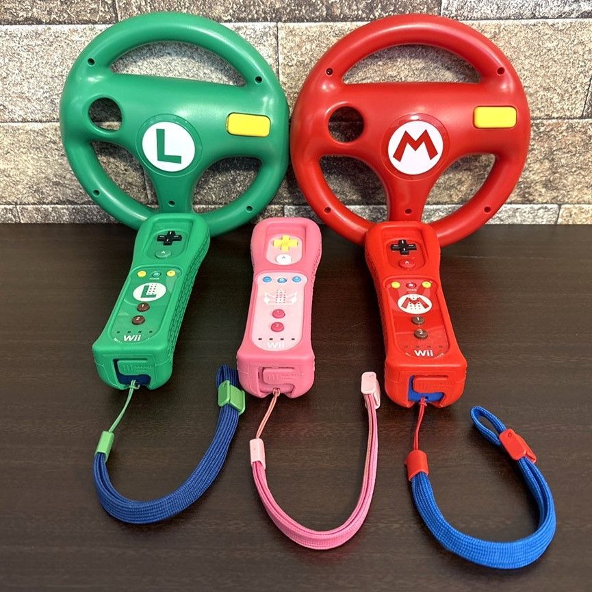 Wiiリモコンプラス マリオ ルイージ ピーチ Wiiハンドル