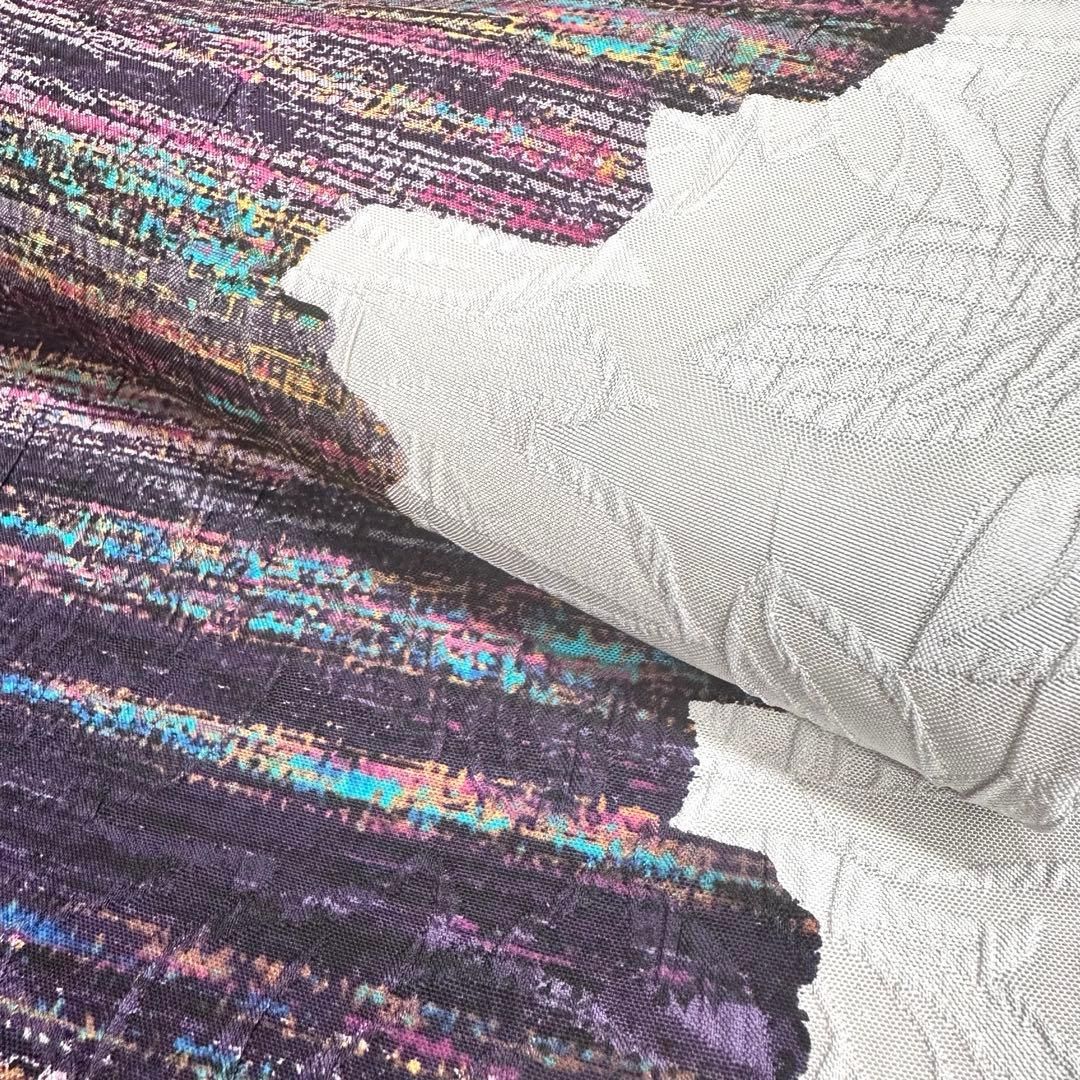 着物と帯 時流】F241021◇正絹 しゃれ袋帯◇全通 染帯 長尺 美品