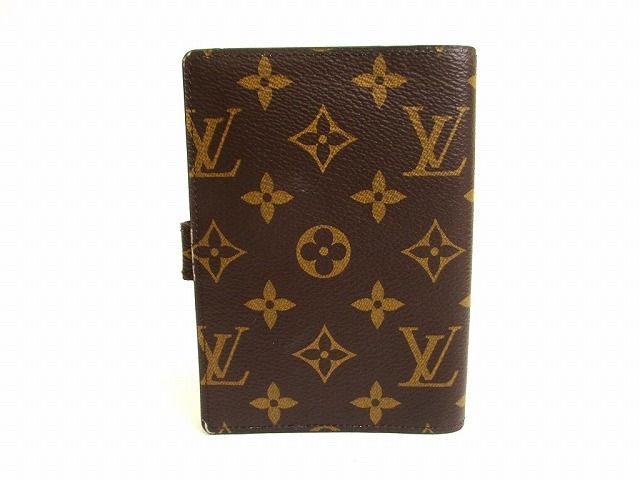ルイヴィトン LOUIS VUITTON モノグラム アジェンダ PM 手帳カバー システム手帳 メンズ レディース ♥保管品