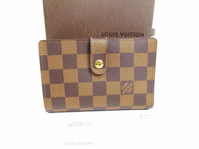 ルイヴィトン LOUIS VUITTON ダミエ ポルトフォイユ ヴィエノワ 2つ折り 財布 コンパクトウォレット