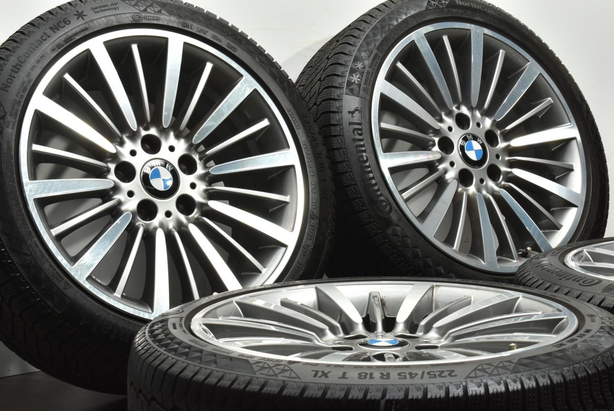 バリ溝 BMW F 30 31 3シリーズ マルチスポーク416 18 in 8 J 34 PCD 120 コンチネンタル 225|45 R 4シリーズ 32 33 ツーリング