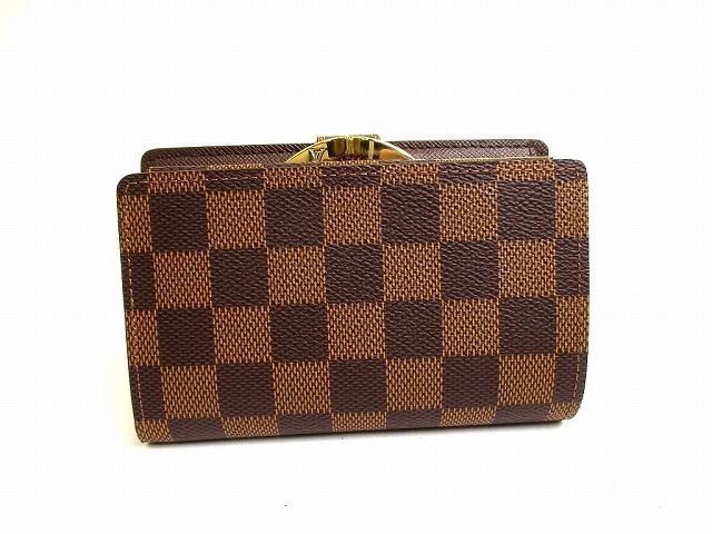 ルイヴィトン LOUIS VUITTON ダミエ ポルトフォイユ ヴィエノワ 2つ折り 財布 コンパクトウォレット