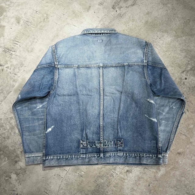 SEQUEL 25ss FRAGMENT DAMAGE DENIM JACKET SIZE-L SQ-25SS-JK-04