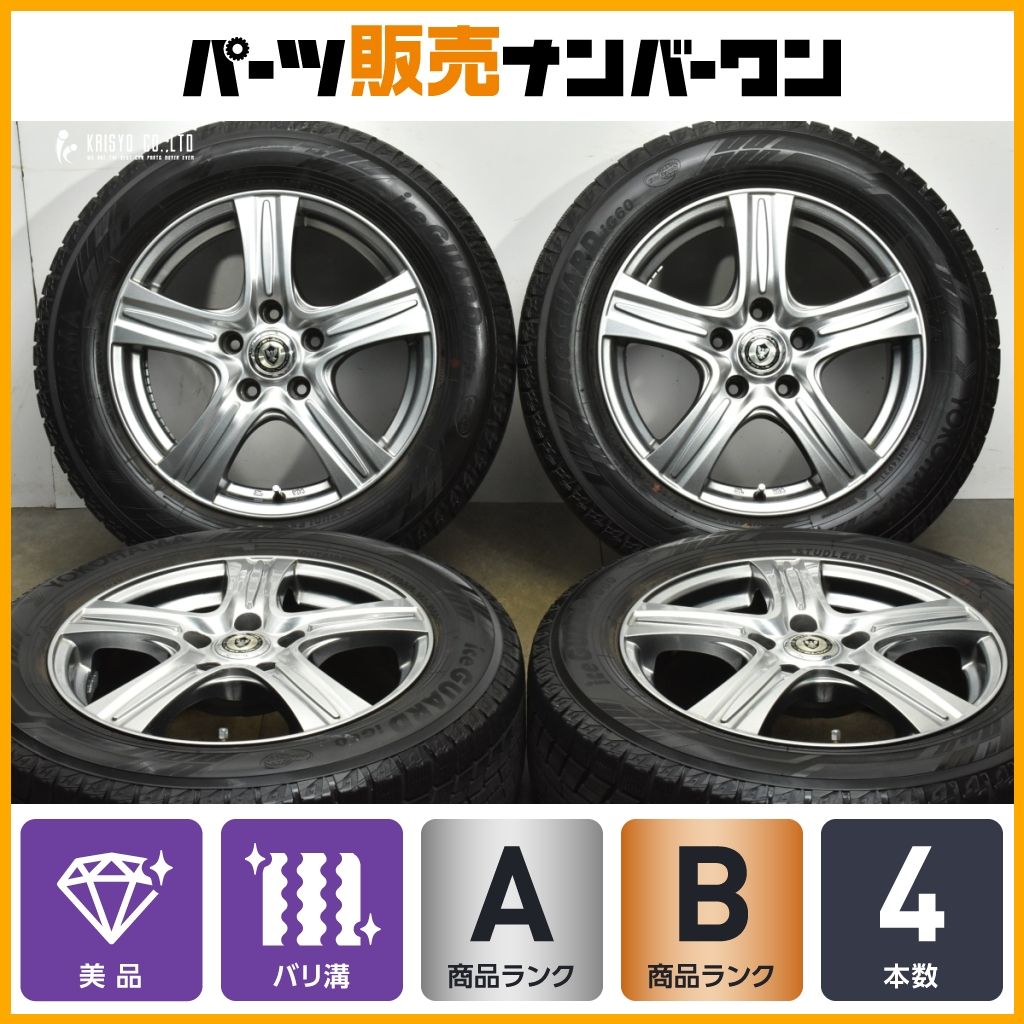美品 バリ溝】WEDS VELVA SF 16in 6.5J +40 PCD114.3 ヨコハマ アイス